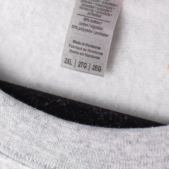 New Fun Christmas Opinions Holiday Ash Grey Sweatshirt Size 2XL - Picture 4 of 7